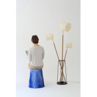 <a href=https://www.galeriegosserez.com/gosserez/artistes/bertrand-gravier-elise-gabriel-.html>Elise Gabriel & Bertrand Gravier</a> - Les Perchées - Floor lamp